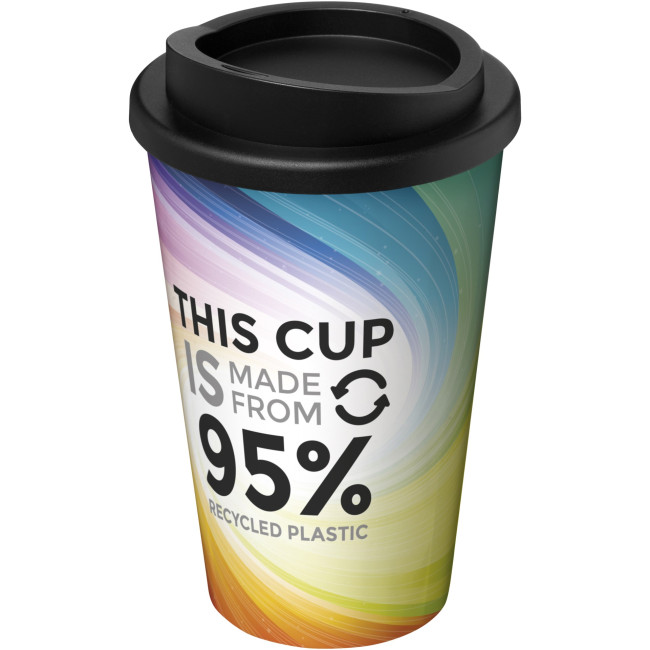 Custom Printed Brite-Americano Recycled 350 ml Insulated Tumbler