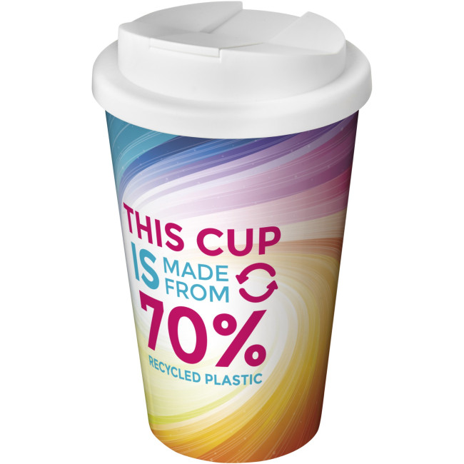 Custom Printed Brite-Americano Eco 350 ml Spill-Proof Insulated Tumbler - Image 1