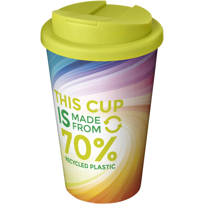 Custom Printed Brite-Americano Eco 350 ml Spill-Proof Insulated Tumbler - Image 8