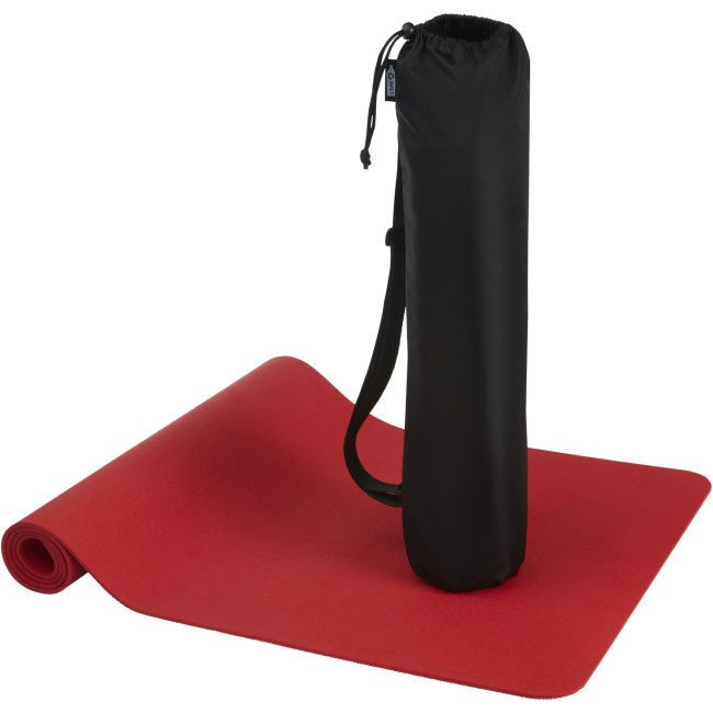 Custom Printed Virabha Recycled TPE Yoga Mat - Image 4