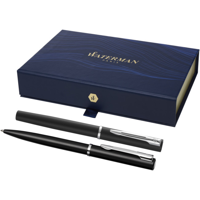 Custom Printed Waterman Allure Rollerball And Ballpoint Pen Set