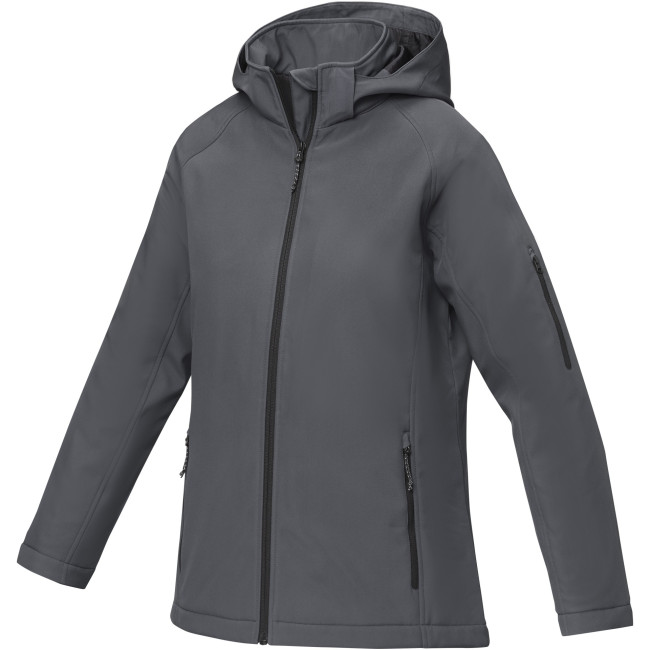 Custom Printed Notus Women's Padded Softshell Jacket - Image 2