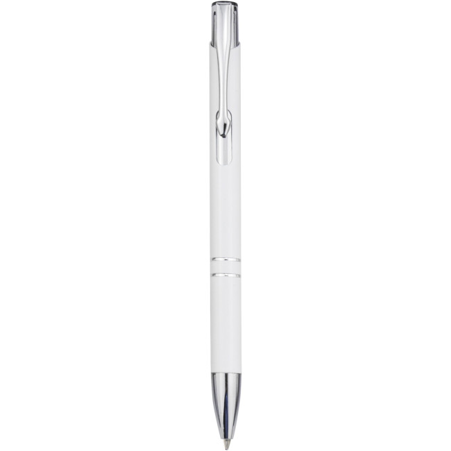 Custom Printed Moneta Recycled Aluminium Ballpoint Pen - Image 2