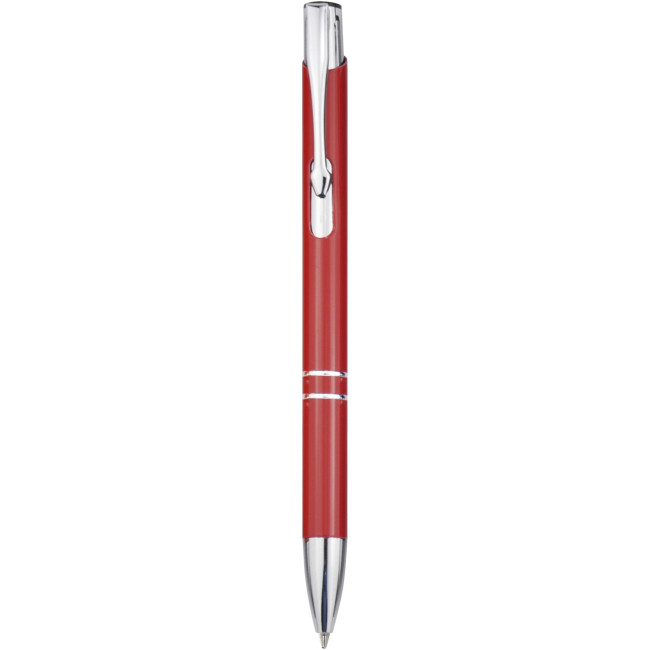 Custom Printed Moneta Recycled Aluminium Ballpoint Pen - Image 4