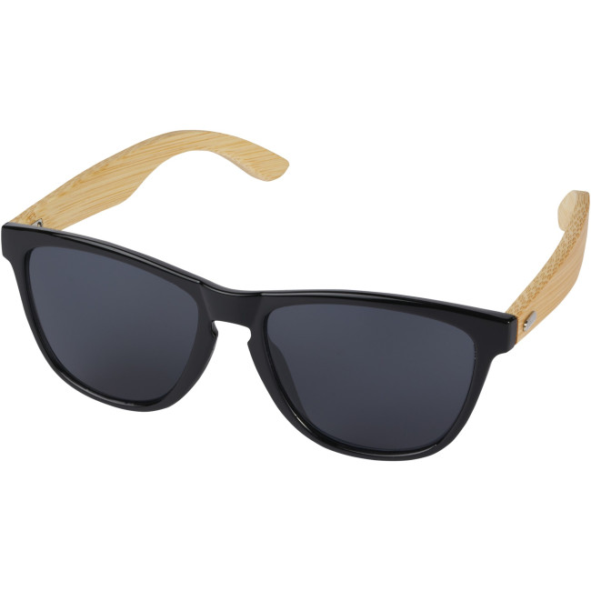 Branded Sun Ray Ocean Bound Plastic And Bamboo Sunglasses