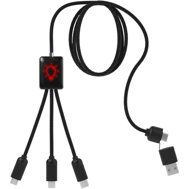 Custom Printed SCX.Design C28 5-In-1 Extended Charging Cable - Image 3