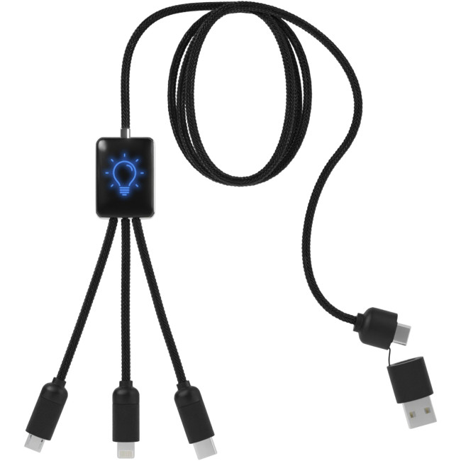 Custom Printed SCX.Design C28 5-In-1 Extended Charging Cable - Image 2