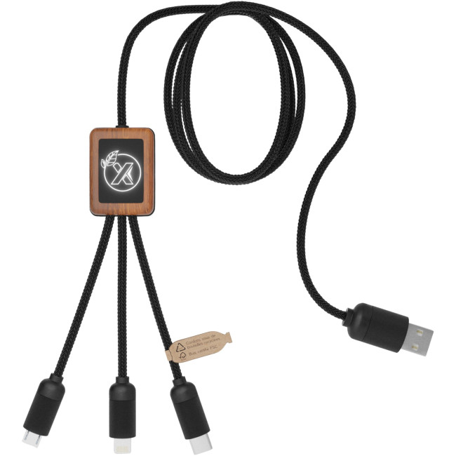 Branded SCX.Design C29 3-In-1 Bamboo Cable