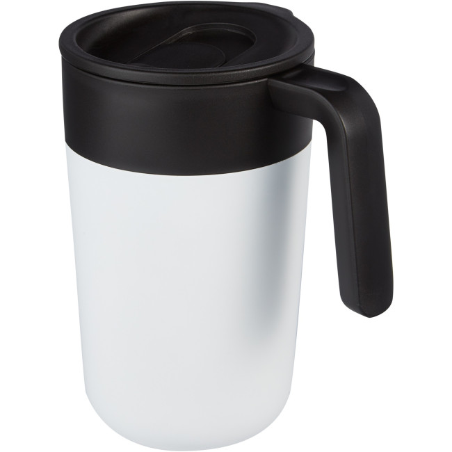 Custom Printed Nordia Double-Wall Recycled Mug 400ml - Image 5