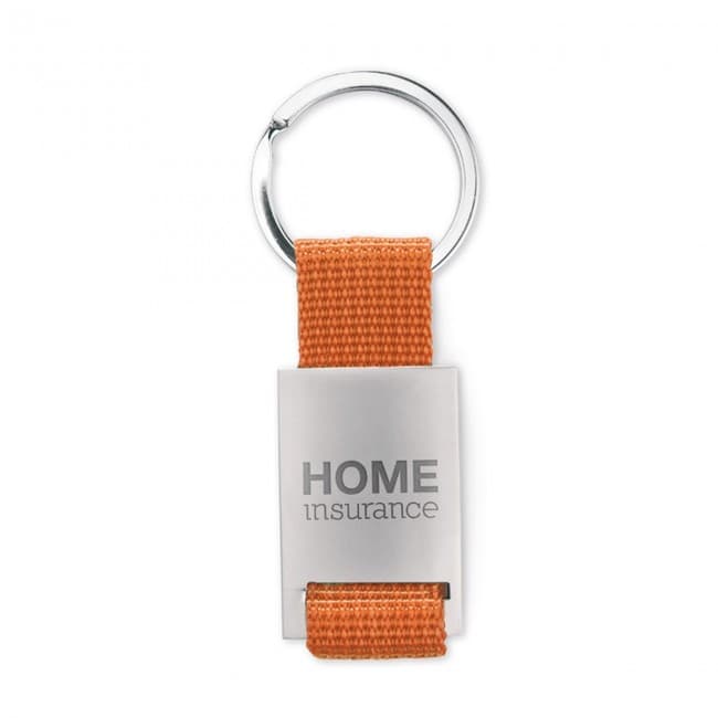 Custom Printed Metal rectangular keyring - Image 4