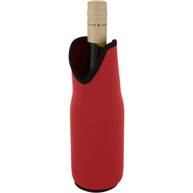 Custom Printed Noun Recycled Neoprene Wine Sleeve Holder - Image 3