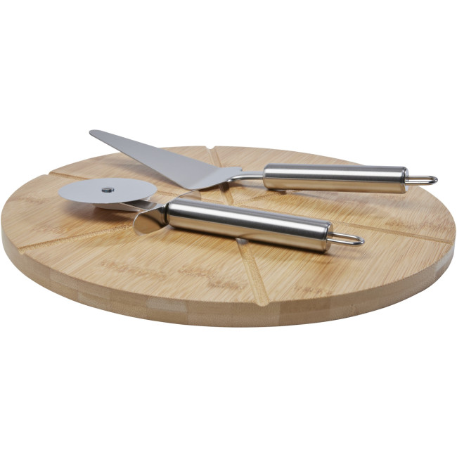 Branded Mangiary Bamboo Pizza Peel And Tools