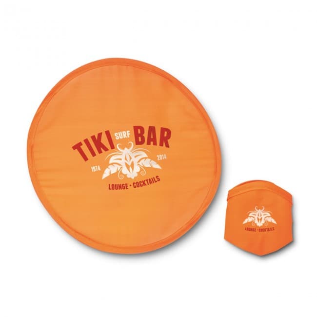 Custom Printed Foldable Frisbee In Pouch - Image 2