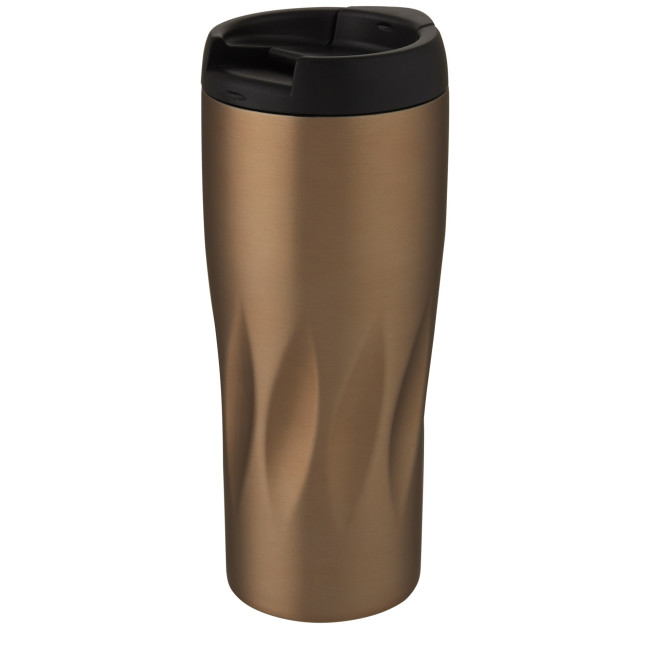 Custom Printed Waves Copper Vacuum Insulated Tumbler 450ml - Image 3