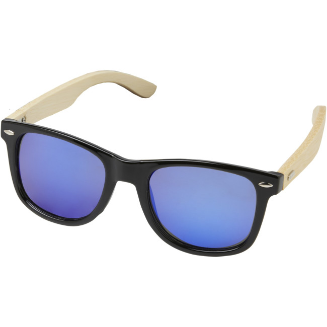 Branded Taiyō RPET/Bamboo Mirrored Polarized Sunglasses In Gift Box