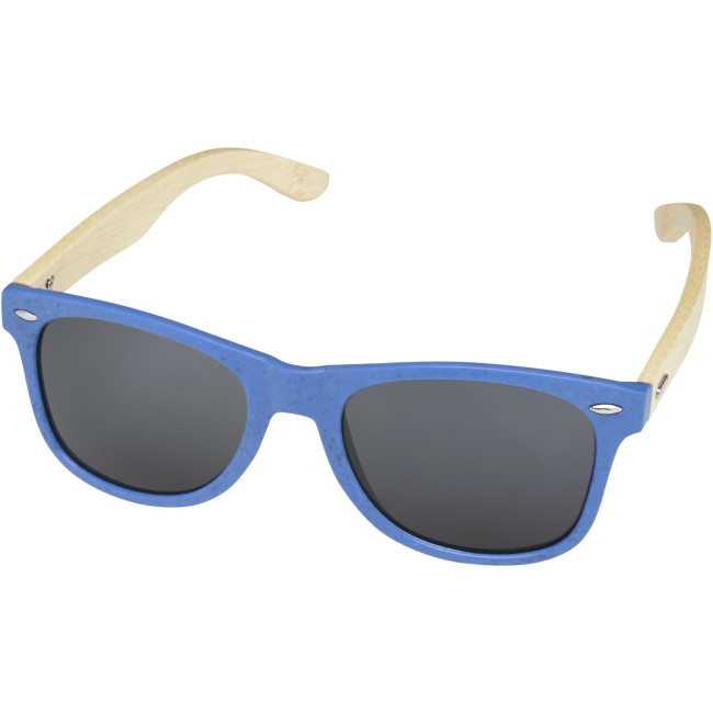 Branded Sun Ray Bamboo Sunglasses - Image 3