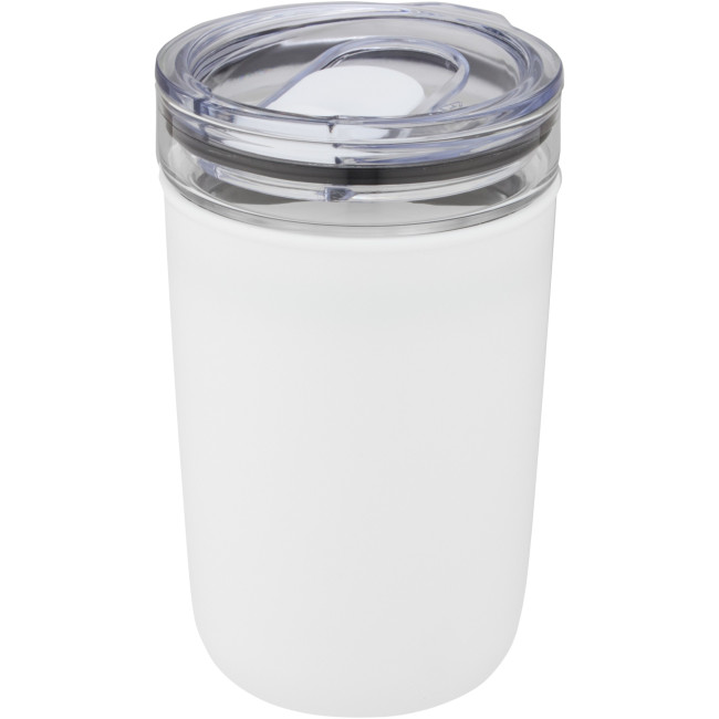 Custom Printed Bello Glass Tumbler With Recycled Plastic Outer Wall 420ml - Image 2