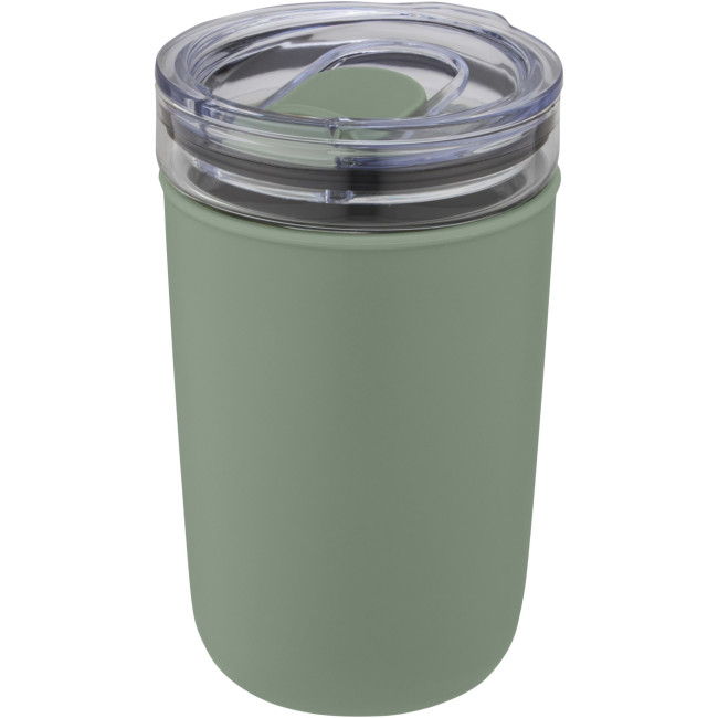 Custom Printed Bello Glass Tumbler With Recycled Plastic Outer Wall 420ml - Image 4