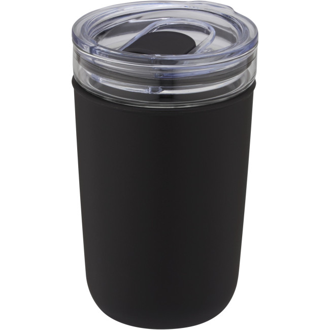 Custom Printed Bello Glass Tumbler With Recycled Plastic Outer Wall 420ml - Image 6