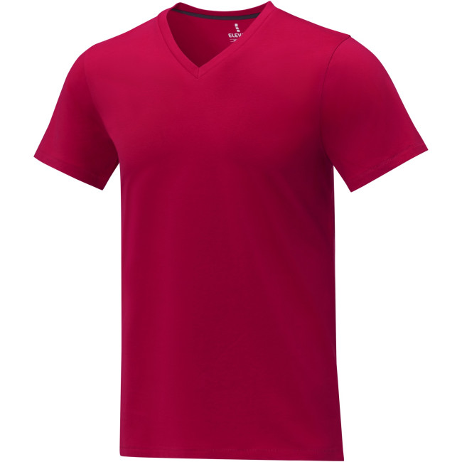 Custom Printed Somoto Short Sleeve Men's V-Neck T-Shirt - Image 4