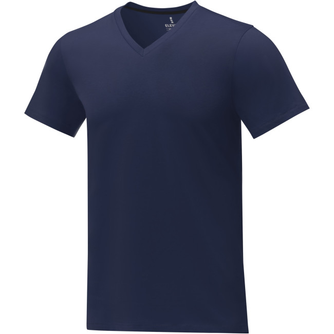 Custom Printed Somoto Short Sleeve Men's V-Neck T-Shirt - Image 3