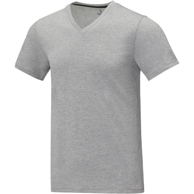 Custom Printed Somoto Short Sleeve Men's V-Neck T-Shirt - Image 2