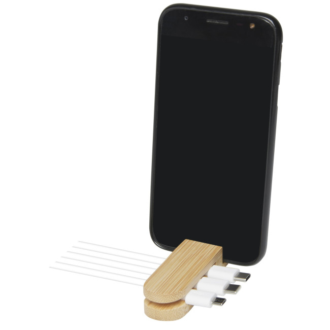 Branded Edulis Bamboo Cable Manager