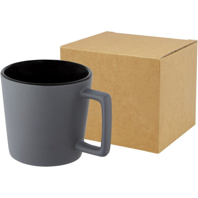 Custom Printed Cali Ceramic Mug With Matt Finish 370ml - Image 1