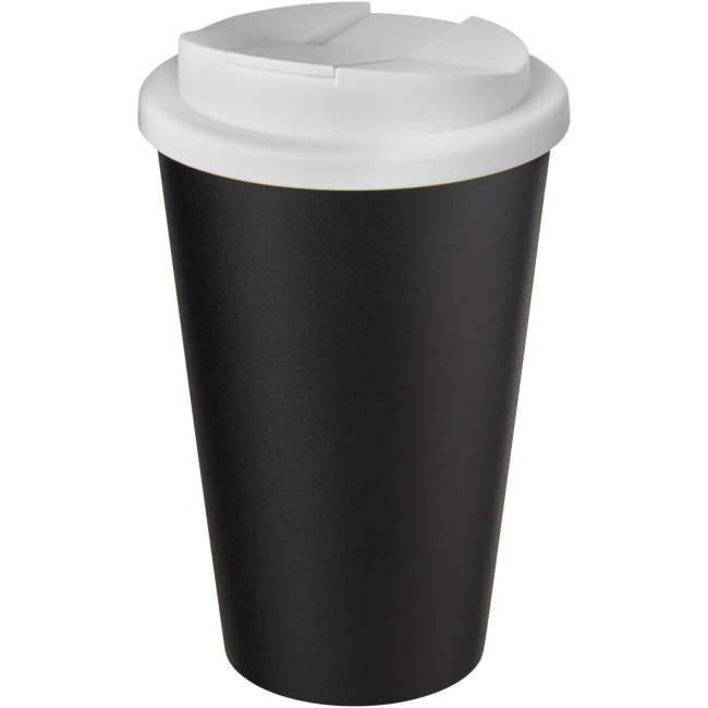 Custom Printed Americano Eco Recycled Tumbler With Spill-Proof Lid 350ml - Image 2