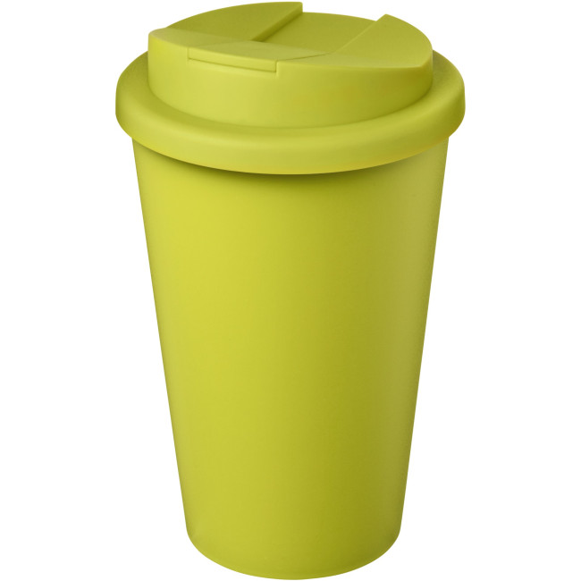 Custom Printed Americano Eco Recycled Tumbler With Spill-Proof Lid 350ml - Image 9