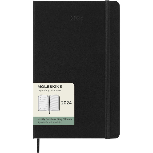 Custom Printed Moleskine 12m Weekly L Hard Cover Planner