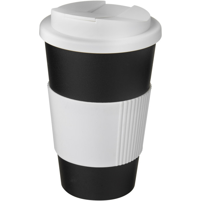 Custom Printed Americano Tumbler With Grip & Spill-Proof Lid 350ml - Image 11