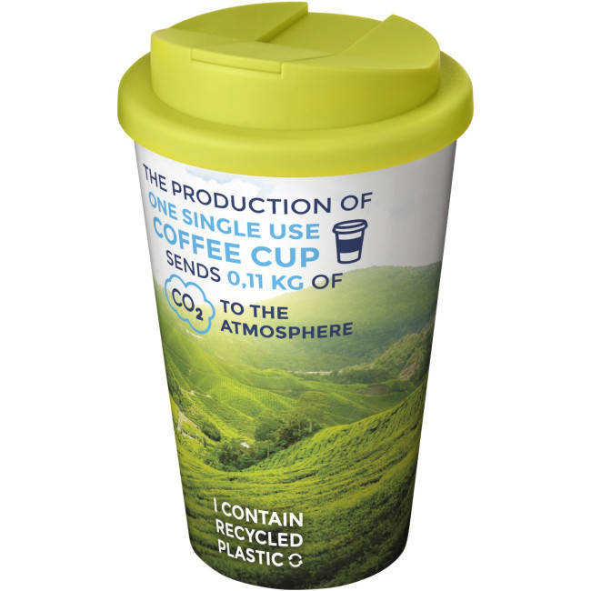 Custom Printed Brite-Americano Tumbler With Spill-Proof Lid 350ml - Image 5