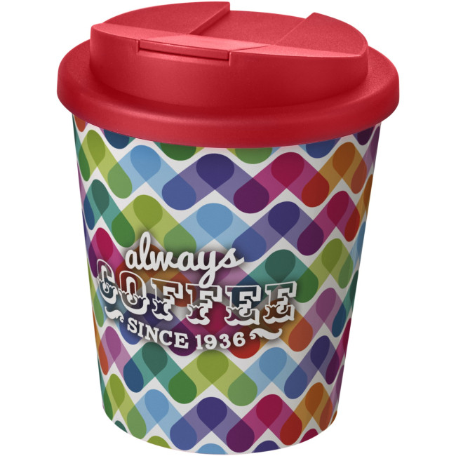 Custom Printed Brite-Americano Espresso Tumbler With Spill-Proof Lid 250ml - Image 8