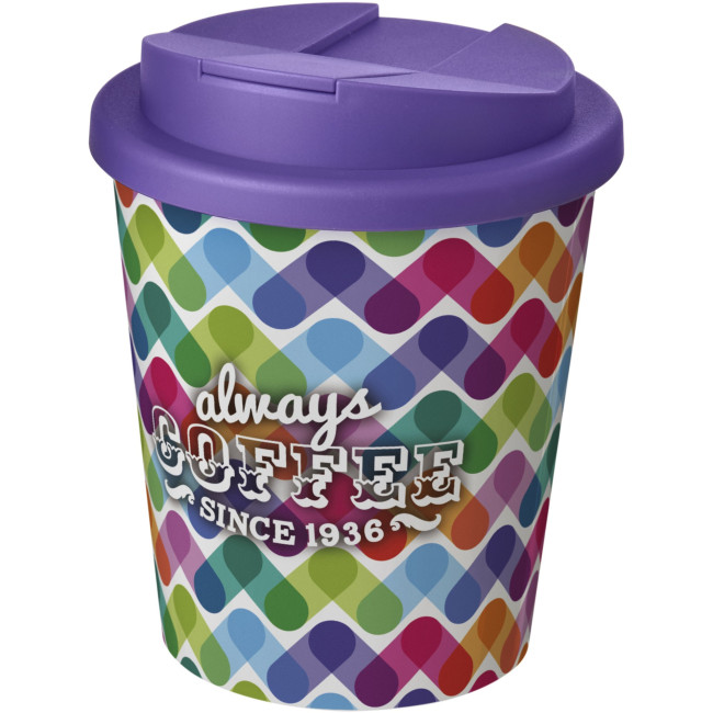 Custom Printed Brite-Americano Espresso Tumbler With Spill-Proof Lid 250ml - Image 2