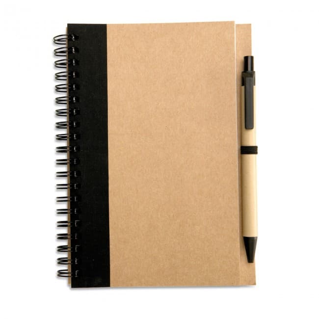 Custom Printed B6 Recycled Notebook With Pen - Image 8