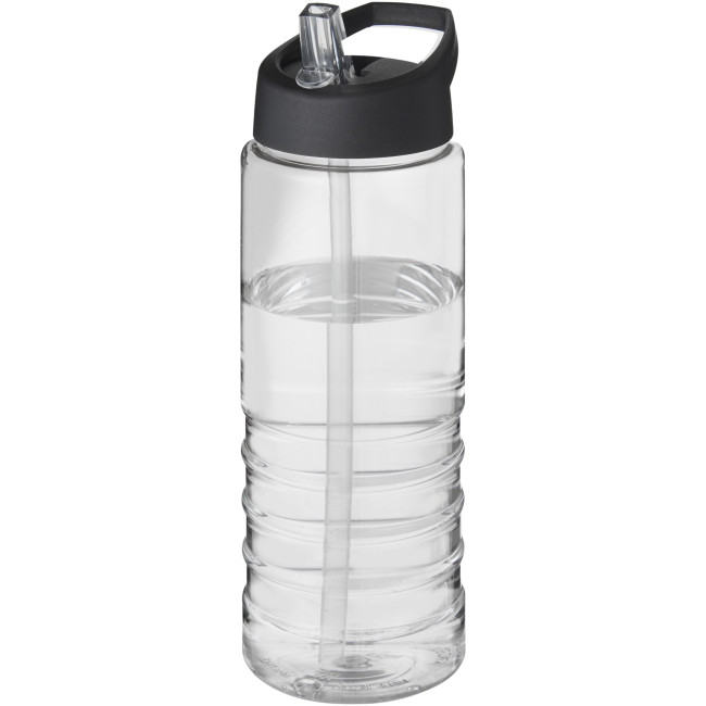 Custom Printed H2O Active Treble Spout Lid Sport Bottle 750ml - Image 2