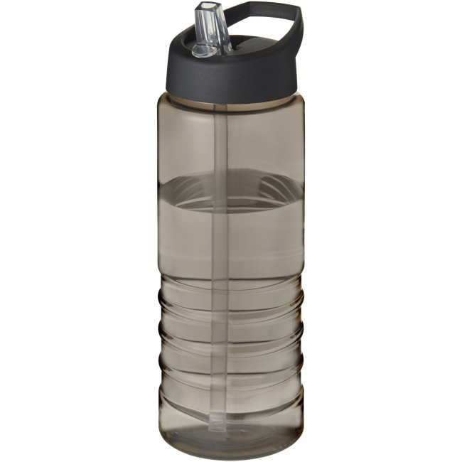 Custom Printed H2O Active Treble Spout Lid Sport Bottle 750ml - Image 3