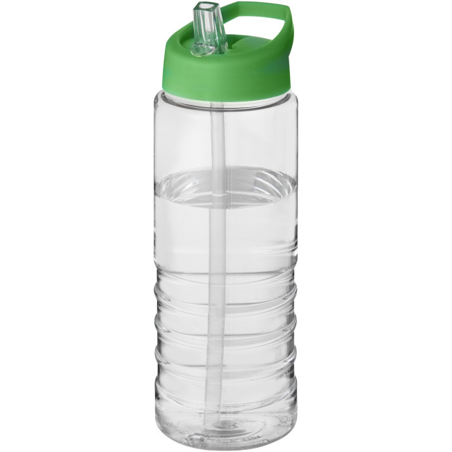 Custom Printed H2O Active Treble Spout Lid Sport Bottle 750ml - Image 7