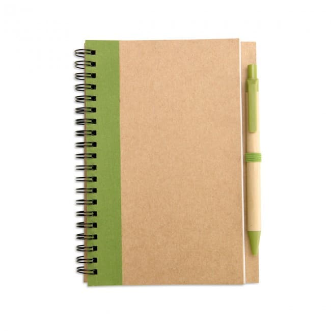 Custom Printed B6 Recycled Notebook With Pen - Image 11