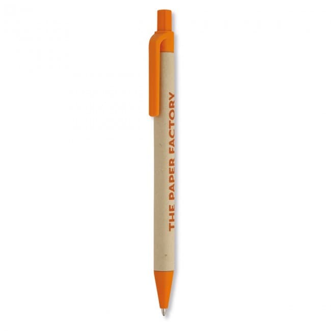 Custom Printed Biodegradable plastic ball pen - Image 1