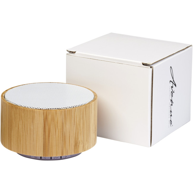 Branded Cosmos Bamboo Bluetooth  Speaker - Image 1