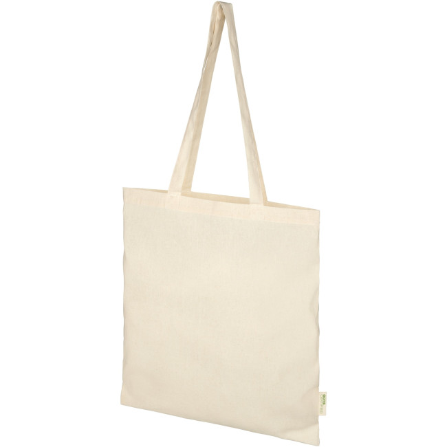 Custom Printed Orissa 100 g/m² GOTS Organic Cotton Tote Bag 7L - Image 1