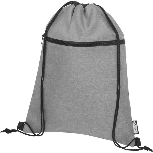 Custom Printed Ross RPET Drawstring Backpack 5L - Image 2