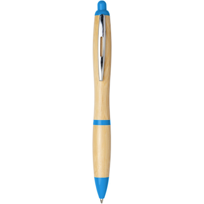 Branded Nash Bamboo Ballpoint Pen - Image 2