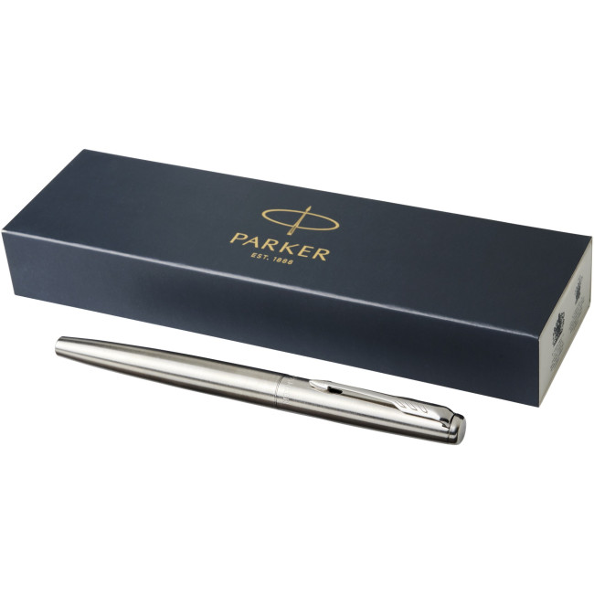 Custom Printed Parker Jotter Stainless Steel Fountain Pen - Image 2