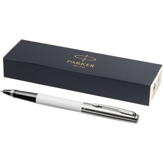 Custom Printed Parker Jotter Plastic With Stainless Steel Rollerball Pen - Image 1