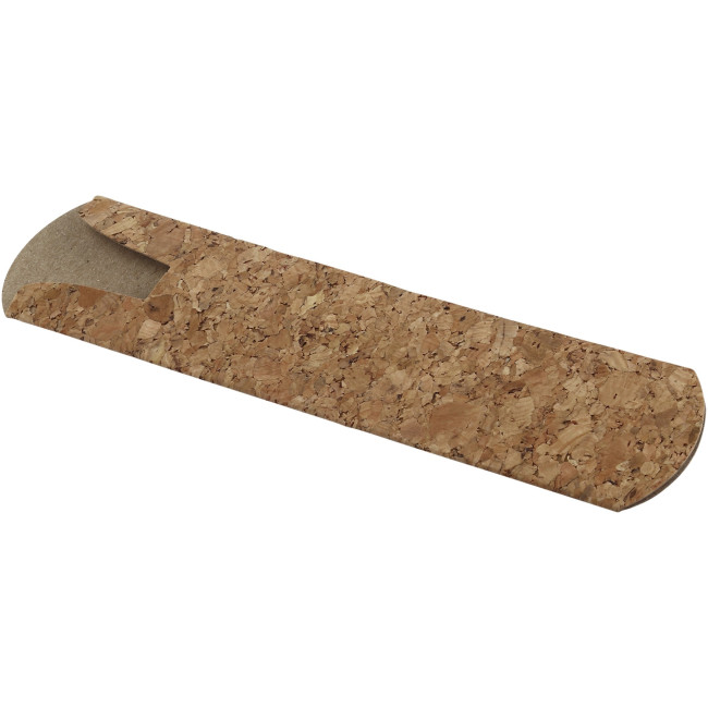 Custom Printed Temara Cork And Paper Pen Sleeve