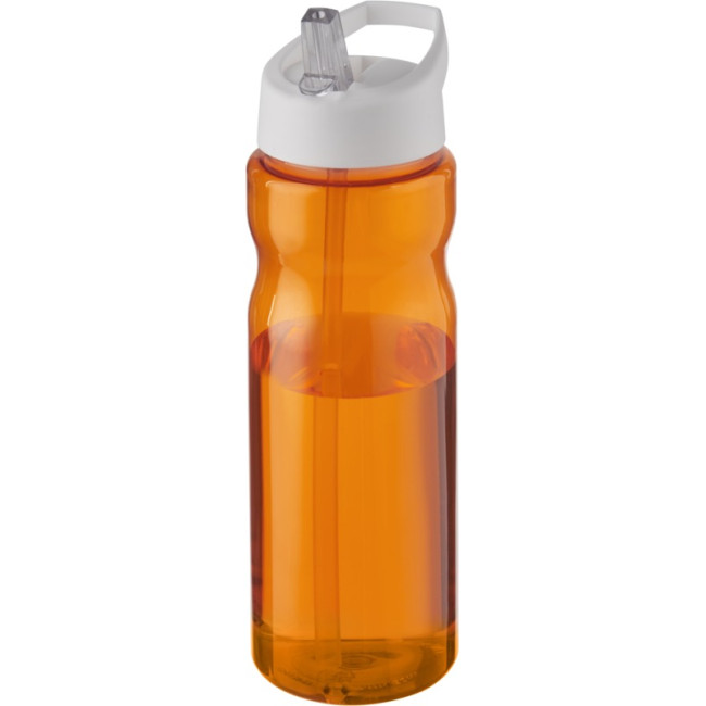 Custom Printed H2O Active Eco Base Spout Lid Sport Bottle 650ml - Image 1