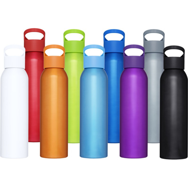 Custom Printed Sky Aluminium Water Bottle 650ml - Image 1